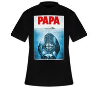 T-shirt Rock Ã Gogo Ghost - Papa Jaws Noir M