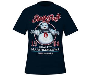 T-shirt Rock Ã Gogo Ghostbusters - Stay Puft Bleu S