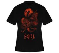 Rock Off Trade T-shirt Gojira Serpent Moon – Logo officiel – Homme Noir XL