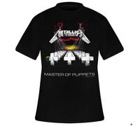 T-shirt - ROCK À GOGO - Master Of Puppets - Noir - Manches courtes - Visuel pochette ""Master Of Puppets"" XL