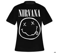 T-shirt Rock à Gogo Nirvana - White Smiley XL