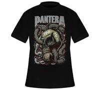 T-shirt Rock Ã Gogo Pantera - Serpent Skull Noir S