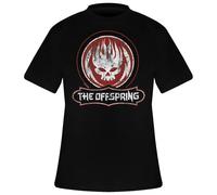 T-shirt Rock Ã Gogo The Offspring - Distressed Skull Noir L
