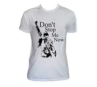 T Shirt Rock Homme Enfant Don't Stop Me Now Tee Shirt Groupe de Rock, Homme - L