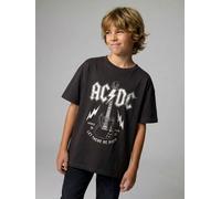 T-shirt rock manches courtes ACDC anthracite 12A