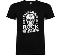 T-shirt Rock Star pour enfants - T-shirt Rock Toujours vivant dans nos âmes, Noir , 8 ans