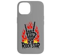 T-Shirt Rock Star, Rockfan Rockerhand, Heavy Metal Coque pour iPhone 14