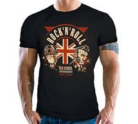 T-shirt Rockabilly Fan : UK Rock'n Roll United Kingdom, UK Rock, XL