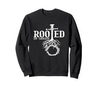 T-Shirt Rooted in Christ Faith and Love God Tee Sweatshirt