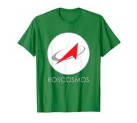 T-Shirt « Roscosmos » de l'Agence Spatiale Russe T-Shirt, Homme, Vert Kelly, 3XL
