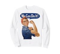 T-Shirt Rosie The Riveter We Can Do It Feminist Retro Sweatshirt