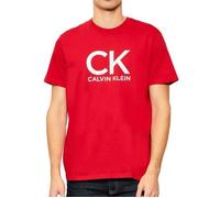 T-Shirt Rouge/Blanc Homme Calvin Klein Jeans LV04RD819G M