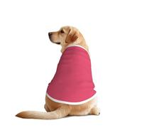 T-shirt rouge clair pour chiens - Vêtements pour chiens de grande et moyenne taille - Chemises confortables pour chien, parfaites pour un usage quotidien