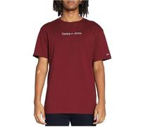 T-shirt rouge en coton bio brodé - Tommy Jeans - Homme S