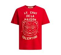 T-Shirt Rouge En Coton Valentino Pour Hommes