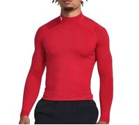 T-shirt Rouge Homme Under Armour Comp Mock XL