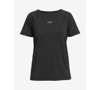 T-shirt Roxy Blod Moves à manches courtes pour femme en noir. - S