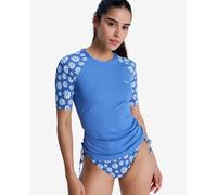 Roxy The Classic Short Sleeve Rash Guard Bleu XS Femme