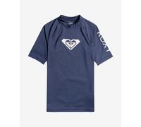 T-shirt Roxy Whole Hearted manche courte bleu blanc femme - L