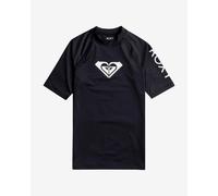 T-shirt Roxy Whole Hearted manche courte noir blanc femme - S