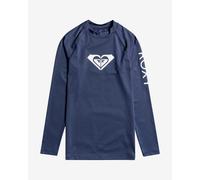 T-shirt Roxy Whole Hearted manche longue bleu blanc femme - S