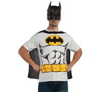 Rubie's T-shirt Dc Comics Batman,cape et masque, pour homme