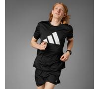 Adidas Homme Run It Stripes Tee, Black, L