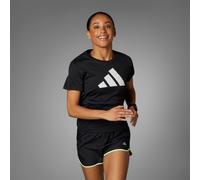 Adidas Run It Short Sleeve T-shirt Noir XS Femme