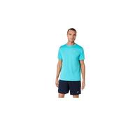 ASICS T-shirt de course Core Homme Turquoise Taille M