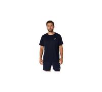 T shirt running asics core run bleu homme
