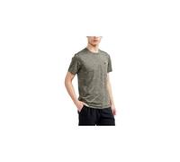 T shirt running craft adv essence melange kaki homme