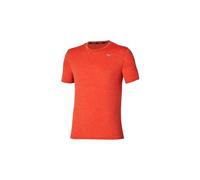 T shirt running mizuno impulse core orange homme