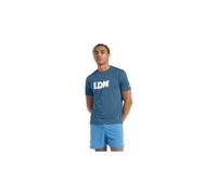T shirt running new balance athletics london bleu homme
