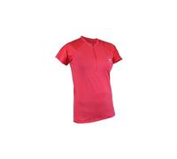 T shirt running raidlight 1 2 zip r light rose femme