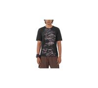 T shirt running salomon shkout core graphic noir homme