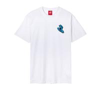T-shirt Sainte Croix criant à la main blanc Santa Cruz