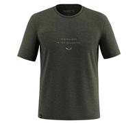 Salewa Eagle Eitd Merino Short Sleeve T-shirt Vert XL Homme