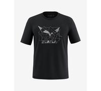 T-shirt Salewa Eagle Geometric manches courtes noir - S