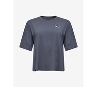Salewa Femme Eagle Glacier Loose W T-Shirt, Java Blue, M EU