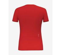 T-shirt Salewa Pedroc Dry Hybrid manche courte rouge femme - 38