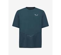 Salewa Pedroc Dry Hybrid Short Sleeve T-shirt Bleu XL Homme