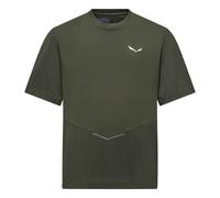 Salewa Pedroc Dry Hybrid Short Sleeve T-shirt Vert L Homme