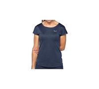 T shirt salewa puez melange dry bleu marine femme