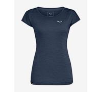 T-shirt Salewa Puez Melange Dry manche courte bleu foncé femme - 46