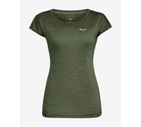 T-shirt Salewa Puez Melange Dry manche courte vert foncé femme - 46