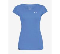 T-shirt Salewa Puez Melange Dry manches courtes bleu soie femme - 42