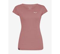 T-shirt Salewa Puez Melange Dry manches courtes rose clair femme - 38