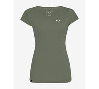 T-shirt Salewa Puez Melange Dry manches courtes vert chrome femme - 38