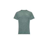 T shirt salewa puez melange dry vert homme