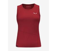 T-shirt Salewa Puez Sporty Dry sans manches rouge foncé femme - 36